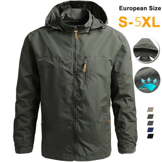 Men's Waterproof Tactical Windbreaker