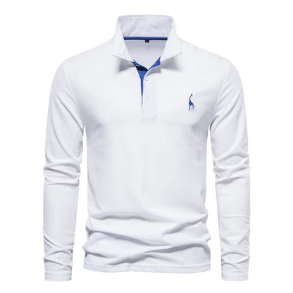 Men's AIOPESON Deer Embroidery Polo