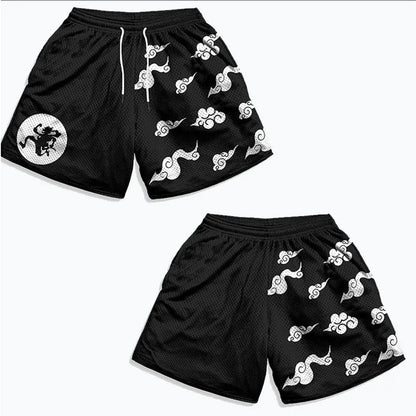 Anime 3D Printed Men’s Gym Shorts