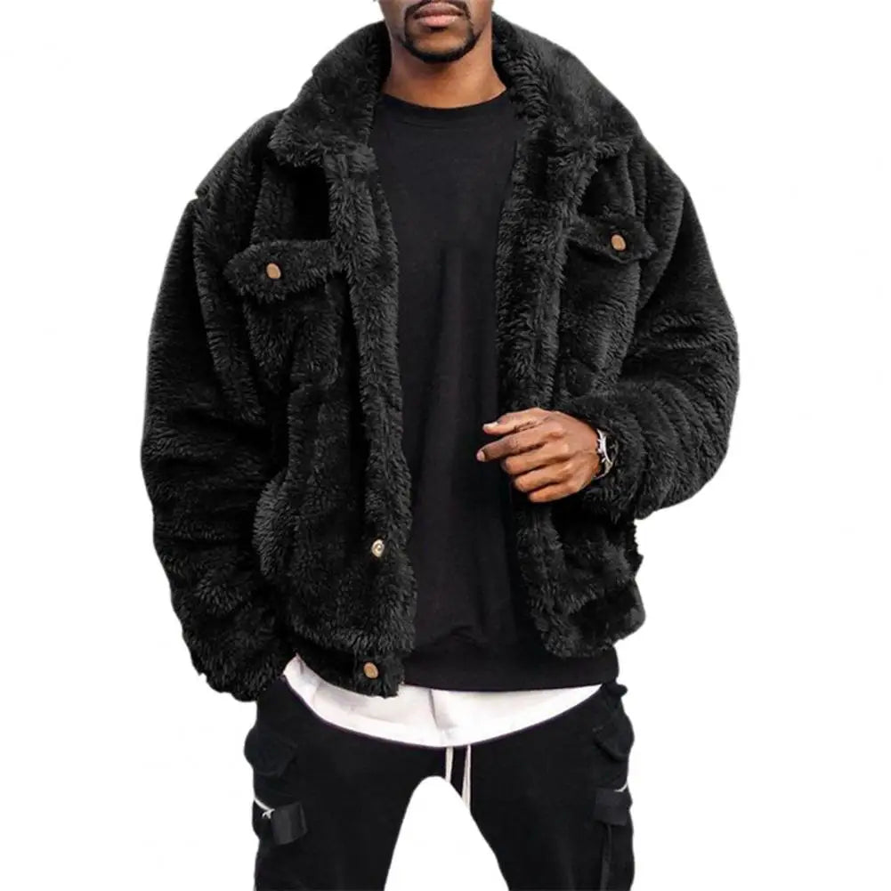 Men's Cozy Winter Plush Jacket