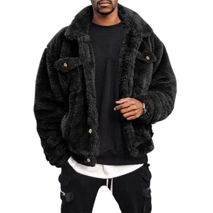 Men's Cozy Winter Plush Jacket