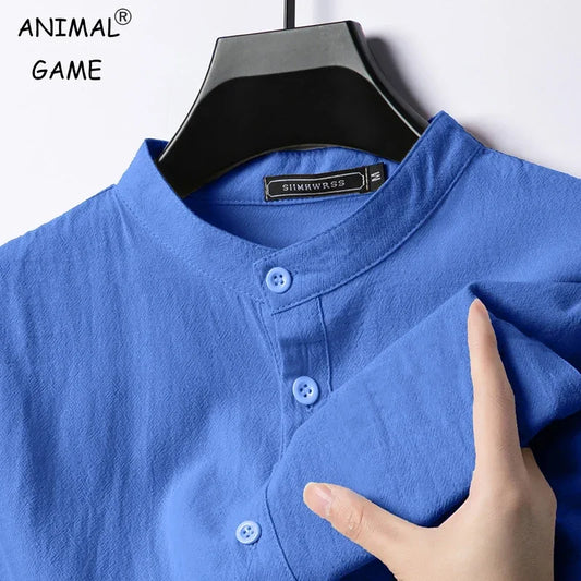 Men’s Linen Cotton Shirt