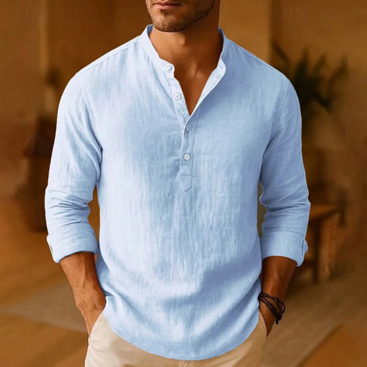 Men’s Cotton Linen Shirt