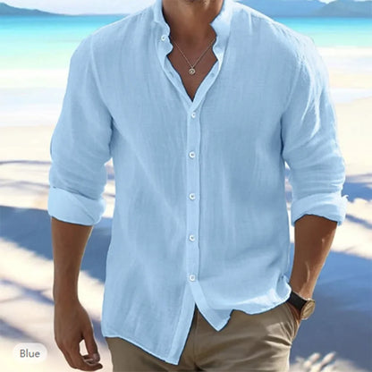 Men’s Cotton Linen Shirt