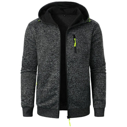 Men's Sports Hooded Sweatshirt Jacket