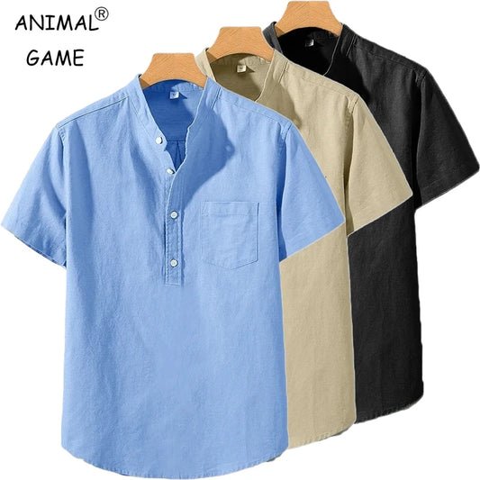 Men’s Stand Collar T-Shirt