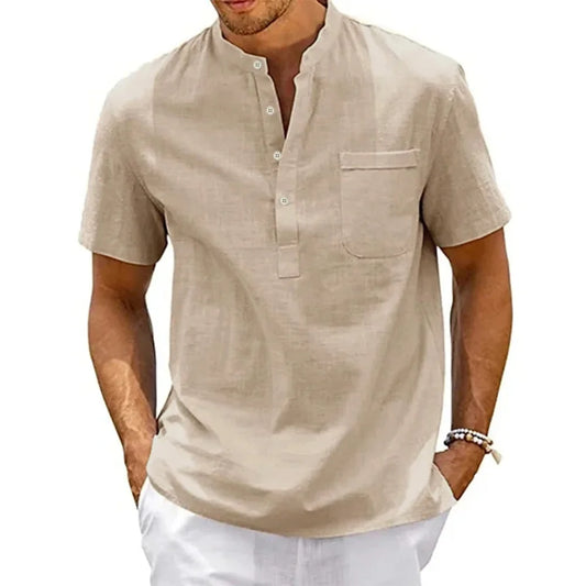 Men’s Cotton Linen Shirt